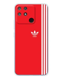 Чехол для Realme NARZO 80 Lite 4G с картинкой «Красный минимализм Adidas» Чехол для Realme NARZO 80 Lite 4G с картинкой «Красный минимализм Adidas»