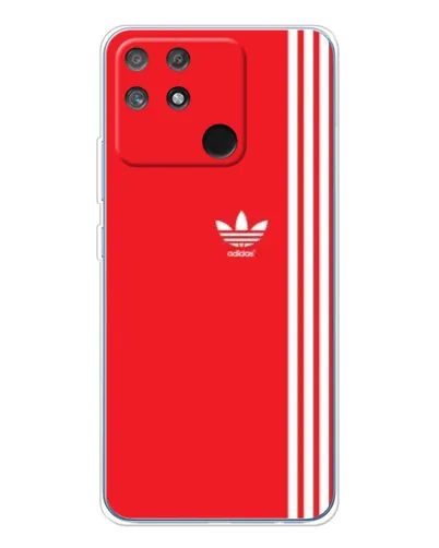 Чехол для Realme NARZO 80 Lite 4G с картинкой «Красный минимализм Adidas» Чехол для Realme NARZO 80 Lite 4G с картинкой «Красный минимализм Adidas»