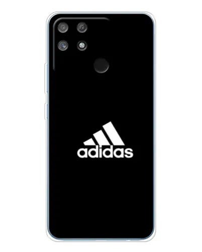 Чехол для Realme NARZO 80 Lite 4G с картинкой «Черная классика Adidas» Чехол для Realme NARZO 80 Lite 4G с картинкой «Черная классика Adidas»