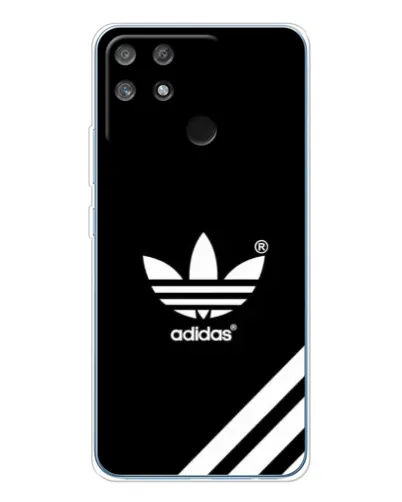 Чехол для Realme NARZO 80 Lite 4G с картинкой «Adidas с диагональными полосами» Чехол для Realme NARZO 80 Lite 4G с картинкой «Adidas с диагональными полосами»