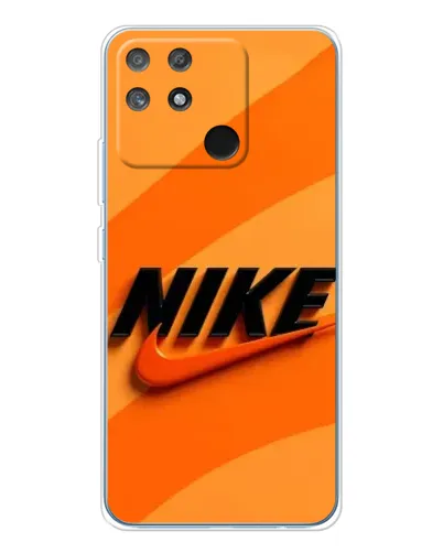 Чехол для Realme NARZO 80 Lite 4G с картинкой «Оранжевый драйв Nike»