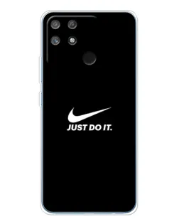 Чехол для Realme NARZO 80 Lite 4G с картинкой «Минимализм от Nike» Чехол для Realme NARZO 80 Lite 4G с картинкой «Минимализм от Nike»