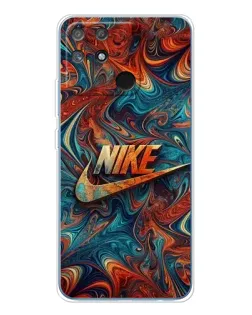 Чехол для Realme NARZO 80 Lite 4G с картинкой «Nike в абстракции» Чехол для Realme NARZO 80 Lite 4G с картинкой «Nike в абстракции»