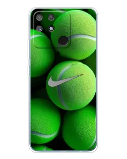 Чехол для Realme NARZO 80 Lite 4G с картинкой «Теннисные мячи Найк» Чехол для Realme NARZO 80 Lite 4G с картинкой «Теннисные мячи Найк»