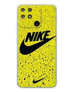 Чехол для Realme NARZO 80 Lite 4G с картинкой «Желтый текстурный Nike» Чехол для Realme NARZO 80 Lite 4G с картинкой «Желтый текстурный Nike»