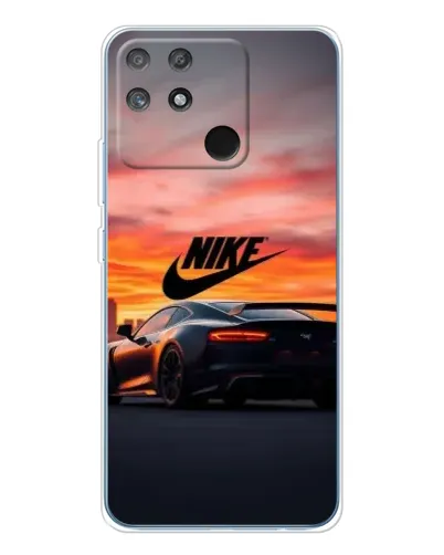 Чехол для Realme NARZO 80 Lite 4G с картинкой «Nike и суперкар»