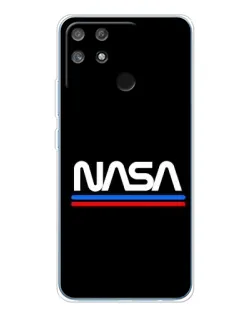 Чохол для Realme NARZO 80 Lite 4G з картинкою «NASA — класика Red Blue»