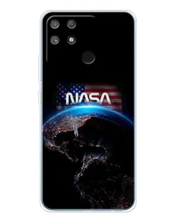 Чохол для Realme NARZO 80 Lite 4G з картинкою «Земля з космосу NASA»