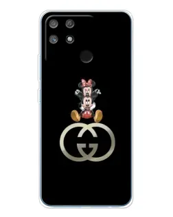 Чехол для Realme NARZO 80 Lite 4G с картинкой «Минни Маус на лого» Чехол для Realme NARZO 80 Lite 4G с картинкой «Минни Маус на лого»