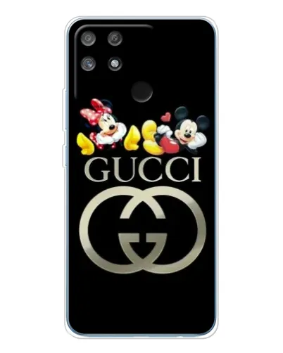 Чехол для Realme NARZO 80 Lite 4G с картинкой «Gucci — герои Disney»