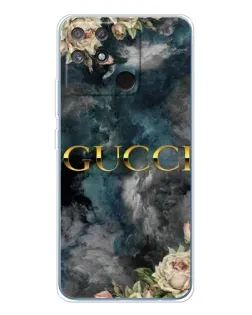 Чехол для Realme NARZO 80 Lite 4G с картинкой «Абстрактные цветы Gucci» Чехол для Realme NARZO 80 Lite 4G с картинкой «Абстрактные цветы Gucci»