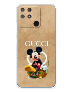 Чехол для Realme NARZO 80 Lite 4G с картинкой «Микки Маус Gucci — крафт» Чехол для Realme NARZO 80 Lite 4G с картинкой «Микки Маус Gucci — крафт»