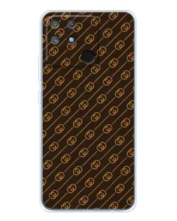 Чехол для Realme NARZO 80 Lite 4G с картинкой «Gucci — золотые диагонали» Чехол для Realme NARZO 80 Lite 4G с картинкой «Gucci — золотые диагонали»