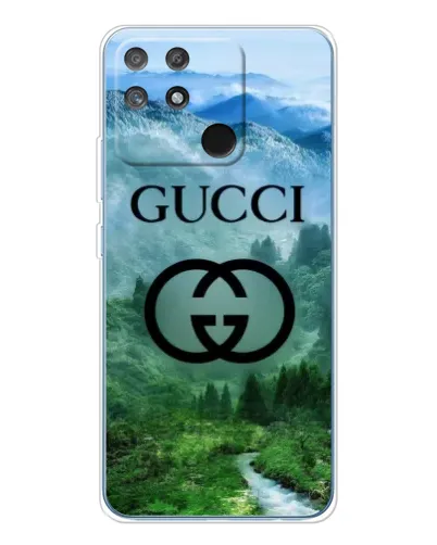 Чехол для Realme NARZO 80 Lite 4G с картинкой «Gucci — горный пейзаж»