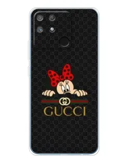 Чехол для Realme NARZO 80 Lite 4G с картинкой «Минни Маус Gucci — черный» Чехол для Realme NARZO 80 Lite 4G с картинкой «Минни Маус Gucci — черный»