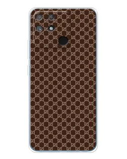 Чехол для Realme NARZO 80 Lite 4G с картинкой «Gucci — шоколадная сетка» Чехол для Realme NARZO 80 Lite 4G с картинкой «Gucci — шоколадная сетка»