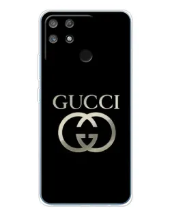 Чехол для Realme NARZO 80 Lite 4G с картинкой «Gucci — золото на черном» Чехол для Realme NARZO 80 Lite 4G с картинкой «Gucci — золото на черном»