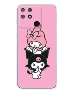 Чехол для Realme NARZO 80 Lite 4G с картинкой «My Melody и Kuromi»