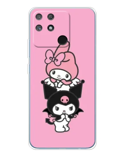 Чехол для Realme NARZO 80 Lite 4G с картинкой «My Melody и Kuromi»