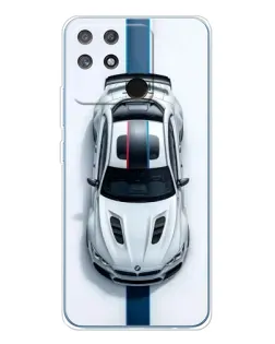 Чехол для Realme NARZO 80 Lite 4G с картинкой «Вид сверху — BMW M» Чехол для Realme NARZO 80 Lite 4G с картинкой «Вид сверху — BMW M»