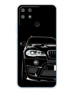 Чехол для Realme NARZO 80 Lite 4G с картинкой «Темный силуэт BMW» Чехол для Realme NARZO 80 Lite 4G с картинкой «Темный силуэт BMW»