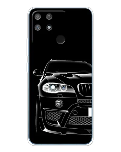 Чехол для Realme NARZO 80 Lite 4G с картинкой «Темный силуэт BMW» Чехол для Realme NARZO 80 Lite 4G с картинкой «Темный силуэт BMW»