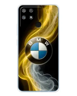 Чехол для Realme NARZO 80 Lite 4G с картинкой «Золотистый дым BMW» Чехол для Realme NARZO 80 Lite 4G с картинкой «Золотистый дым BMW»