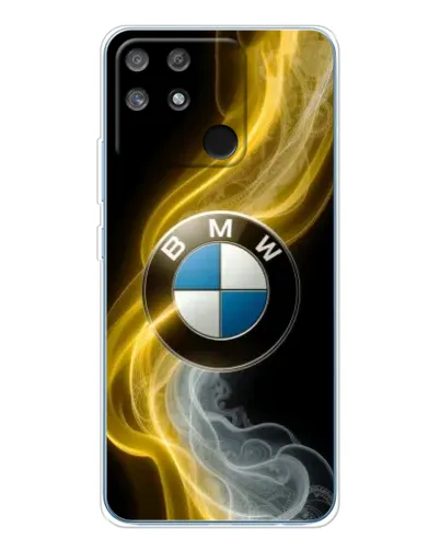 Чехол для Realme NARZO 80 Lite 4G с картинкой «Золотистый дым BMW» Чехол для Realme NARZO 80 Lite 4G с картинкой «Золотистый дым BMW»