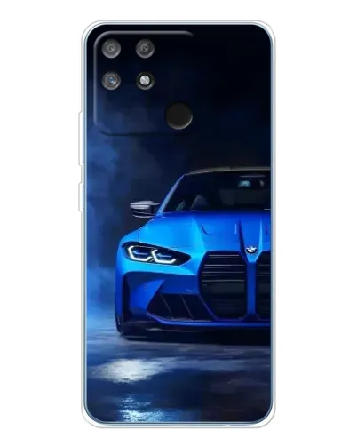 Чехол для Realme NARZO 80 Lite 4G с картинкой «Голубая BMW M4» Чехол для Realme NARZO 80 Lite 4G с картинкой «Голубая BMW M4»