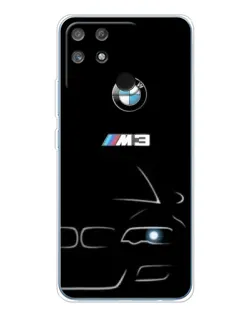 Чехол для Realme NARZO 80 Lite 4G с картинкой «Минималистичный принт BMW M3» Чехол для Realme NARZO 80 Lite 4G с картинкой «Минималистичный принт BMW M3»