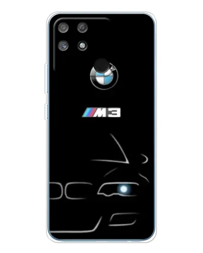 Чехол для Realme NARZO 80 Lite 4G с картинкой «Минималистичный принт BMW M3» Чехол для Realme NARZO 80 Lite 4G с картинкой «Минималистичный принт BMW M3»