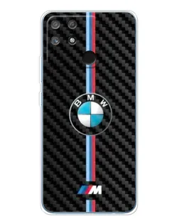 Чехол для Realme NARZO 80 Lite 4G с картинкой «Эмблема BMW и карбон» Чехол для Realme NARZO 80 Lite 4G с картинкой «Эмблема BMW и карбон»
