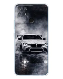 Чехол для Realme NARZO 80 Lite 4G с картинкой «BMW сквозь туман» Чехол для Realme NARZO 80 Lite 4G с картинкой «BMW сквозь туман»