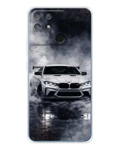 Чехол для Realme NARZO 80 Lite 4G с картинкой «BMW сквозь туман» Чехол для Realme NARZO 80 Lite 4G с картинкой «BMW сквозь туман»