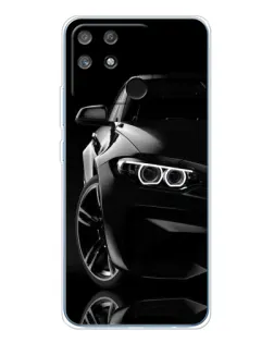 Чехол для Realme NARZO 80 Lite 4G с картинкой «Черная BMW — профиль» Чехол для Realme NARZO 80 Lite 4G с картинкой «Черная BMW — профиль»