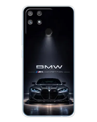 Чехол для Realme NARZO 80 Lite 4G с картинкой «BMW сквозь ночной город» Чехол для Realme NARZO 80 Lite 4G с картинкой «BMW сквозь ночной город»