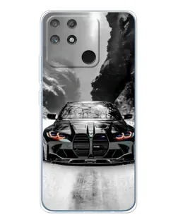 Чехол для Realme NARZO 80 Lite 4G с картинкой «BMW — акварельный дрифт» Чехол для Realme NARZO 80 Lite 4G с картинкой «BMW — акварельный дрифт»