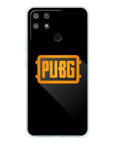 Чехол для Realme NARZO 80 Lite 4G с картинкой «PUBG — рамка лого» Чехол для Realme NARZO 80 Lite 4G с картинкой «PUBG — рамка лого»