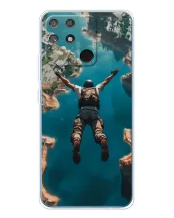 Чехол для Realme NARZO 80 Lite 4G с картинкой «PUBG — свободное падение» Чехол для Realme NARZO 80 Lite 4G с картинкой «PUBG — свободное падение»