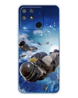 Чехол для Realme NARZO 80 Lite 4G с картинкой «Десант PUBG — прыжок» Чехол для Realme NARZO 80 Lite 4G с картинкой «Десант PUBG — прыжок»