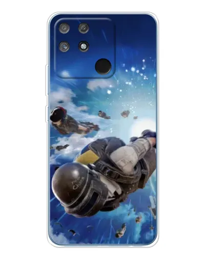 Чехол для Realme NARZO 80 Lite 4G с картинкой «Десант PUBG — прыжок» Чехол для Realme NARZO 80 Lite 4G с картинкой «Десант PUBG — прыжок»