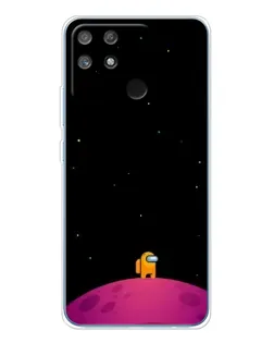 Чехол для Realme NARZO 80 Lite 4G с картинкой «Одинокий герой на планете»