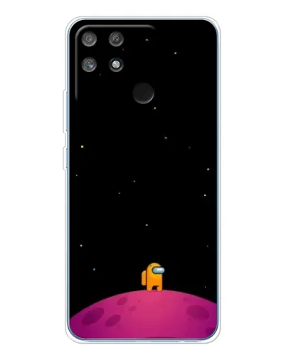 Чехол для Realme NARZO 80 Lite 4G с картинкой «Одинокий герой на планете»