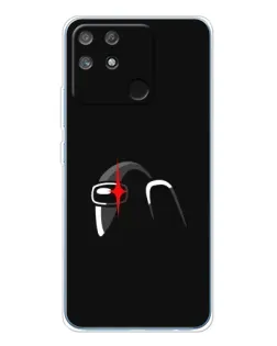 Чехол для Realme NARZO 80 Lite 4G с картинкой «Among Us шлем»