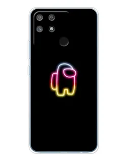 Чехол для Realme NARZO 80 Lite 4G с картинкой «Among Us градиент»