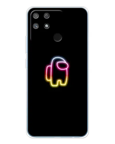 Чехол для Realme NARZO 80 Lite 4G с картинкой «Among Us градиент»