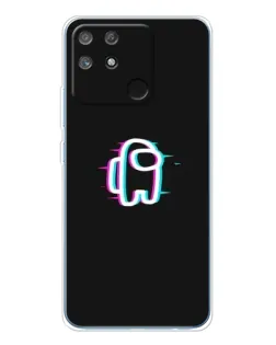 Чехол для Realme NARZO 80 Lite 4G с картинкой «Among Us неон»