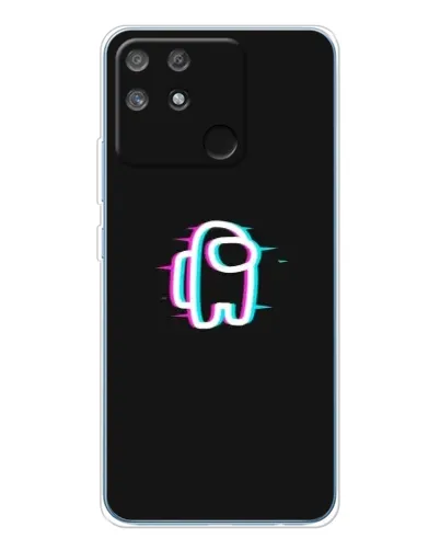 Чехол для Realme NARZO 80 Lite 4G с картинкой «Among Us неон»