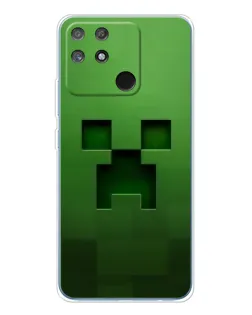Чехол для Realme NARZO 80 Lite 4G с картинкой «Крипер микро-дизайн»
