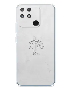 Чехол для Realme NARZO 80 Lite 4G с картинкой «Иоанна 3:16 Крест» Чехол для Realme NARZO 80 Lite 4G с картинкой «Иоанна 3:16 Крест»